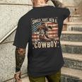 Western Cowboy Hat Boots I Should Have Been A Cowboy Men's T-shirt Back Print Gifts for Him