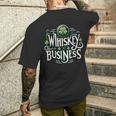 Whiskeys Business Men's T-shirt Back Print Gifts for Him