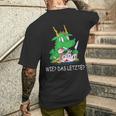 Wie Das Letzte Dragon Eats Unicorn Dragon Lord T-Shirt mit Rückendruck Geschenke für Ihn