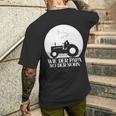 Wie Der Papa So Der Sohn Traktor Papa & Sohn Partnerlook T-Shirt mit Rückendruck Geschenke für Ihn