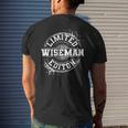 Wiseman Surname Family Tree Birthday Reunion Idea Men's T-shirt Back Print Gifts for Him