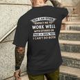 Work Well With Others Or Pass A Drug Test I Can't Do Both Men's T-shirt Back Print Funny Gifts