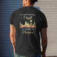 The World's Greatest Dad Is Fishing In Heaven Memory Of My Dad Mens Back Print T-shirt Gifts for Him