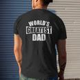 Worlds Greatest Dad Mens Back Print T-shirt Gifts for Him