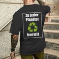 Zu Jedem Pfanddededeed T-Shirt mit Rückendruck Geschenke für Ihn