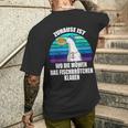 Zuhause Ist Wo Die Seagulls Das Fischbrötchen Klauen Moin Moin S T-Shirt mit Rückendruck Geschenke für Ihn