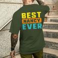 Best Nancy Ever Vintage Name Birthday Present Name Christmas Men's T-shirt Back Print Gifts for Him