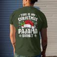 This Is My Christmas Pajama Christmas Outfits Men's T-shirt Back Print Gifts for Him