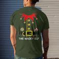 Elf Group Family Matching The Wacky Elf Christmas Men's T-shirt Back Print Gifts for Him