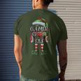 The Gamer Elf Matching Family Christmas Gamer Elf Men's T-shirt Back Print Gifts for Him
