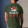 Grandpa Claus Christmas Santa Matching Family Xmas Pajamas Men's T-shirt Back Print Gifts for Him