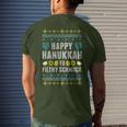 Happy Hanukkah Ya Filthy Schmuck Jewish Chanukah Christmas Men's T-shirt Back Print Gifts for Him