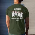 Jensen Family Name Jensen Family Christmas Men's T-shirt Back Print Gifts for Him