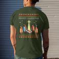 Merry Glizzmas Tacky Merry Christmas Hot Dogs Holiday Men's T-shirt Back Print Gifts for Him