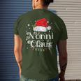 Nonni Claus Christmas 2023 Family Xmas Men's T-shirt Back Print Gifts for Him