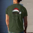 Peepaw Claus Happy New Santa Claus Christmas Man Myth Legend Men's T-shirt Back Print Gifts for Him