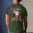 I Saw Biden Sniffing Santa Claus Biden Ugly Xmas Men's T-shirt Back Print Gifts for Him