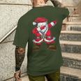 Tanzender Santa Claus Dabbing Weihnachtsmann Weihnachten T-Shirt mit Rückendruck Geschenke für Ihn