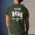 Taylor Family Name Taylor Family Christmas Men's T-shirt Back Print Gifts for Him