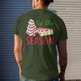 Tis The Season Little-Debbie Christmas Tree Cake Holiday Men's T-shirt Back Print Gifts for Him