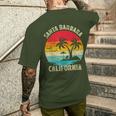 Vacaciones Familiaresintage Retro California Santa Barbara Beach Camiseta Hombre Estampado Espalda Regalos para él