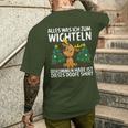 Weihnachts-Wichtel Schwarz Kurzärmliges Herren-T-Kurzärmliges Herren-T-Shirt, Lustiges Motiv für Feiern Geschenke für Ihn