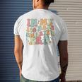 In My 100 Days Smarter Era Retro Smile 100Th Day Of School Men's T-shirt Back Print Gifts for Him