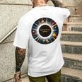 2024 Total Solar Eclipse America Totality Spring 40824 Men's T-shirt Back Print Gifts for Him