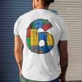 6 Years Old Blocks Building 6Th Birthday Boy Master Builder Men's T-shirt Back Print Gifts for Him