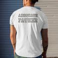 Adequate Father Father's Day Mens Back Print T-shirt Gifts for Him