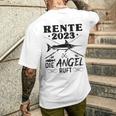 Angler Opa Papa Angeln Ruhestand Rente T-Shirt mit Rückendruck Geschenke für Ihn