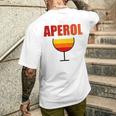 Aperol Spritz Love Summer Malle Vintage Drink T-Shirt mit Rückendruck Geschenke für Ihn