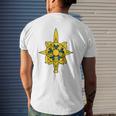 Army Military Intelligence Corps Branch Veteran Insignia Mens Back Print T-shirt Gifts for Him