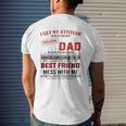 I Get My Attitude From My Freakin' Awesome Dad Father's Day Mens Back Print T-shirt Gifts for Him