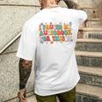 Audiobook Lover Bookish I Paused My Audiobook For This Men's T-shirt Back Print Gifts for Him