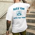 Autism Rizz Em With The Tism Meme Autistic Raccoon Men's T-shirt Back Print Gifts for Him
