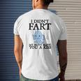 Baby Elephant I Didn’T Fart My Butt Blew You A Kiss Mens Back Print T-shirt Gifts for Him