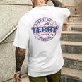 Back It Up Terry Put It In Reverse Fireworks Fun 4Th Of July Men's T-shirt Back Print Gifts for Him