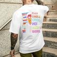 Ban Liars And Crooks Not History And Book Men's T-shirt Back Print Gifts for Him