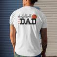 Basketball Dad Sport Lovers Happy Father's Day Mens Back Print T-shirt Gifts for Him