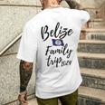 Belize Family Trip 2024 Caribbean Vacation Fun Matching Men's T-shirt Back Print Gifts for Him