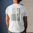 Best Dad Ever American Us Camouflage Flag For Father Mens Back Print T-shirt Gifts for Him