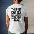 The Best Dads Have Daughters Who Ride Snowmobiles Mens Back Print T-shirt Gifts for Him