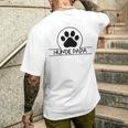 Best Dogs Dad Dog Owner Dog T-Shirt mit Rückendruck Geschenke für Ihn