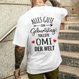 Beste Oma Alles Gute Zum Geburtstag Tollste Omi Grandkel S T-Shirt mit Rückendruck Geschenke für Ihn