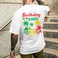 Birthday King Jamaica 2024 Jamaican Vacation Trip Men_S Men's T-shirt Back Print Gifts for Him