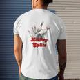 Brown Bowling Team Lickity Splits T-Shirts Mens Back Print T-shirt Gifts for Him