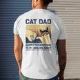 Cat Dad-Happy Father's Day To My Amazing Daddy Mens Back Print T-shirt Gifts for Him