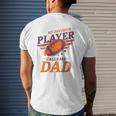 Cheer Dad And Husband Football Favorite Child Mens Back Print T-shirt Gifts for Him