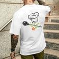 Chef's Hat Chef Chef Vegan Vegetarian T-Shirt mit Rückendruck Geschenke für Ihn